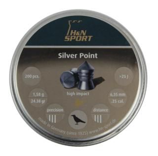 H&N Silver Point 6,35 мм 1,58 грамма (200 шт.)