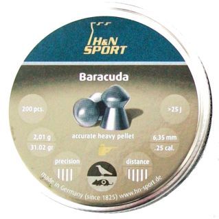 H&N Baracuda 6,35 мм 2,01 грамма (200 шт.)