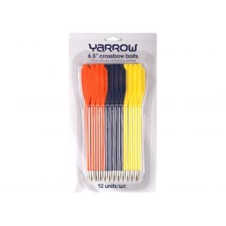 Yarrow Набор стрел для арбалета 6.5 пластик (12 шт.) цветные