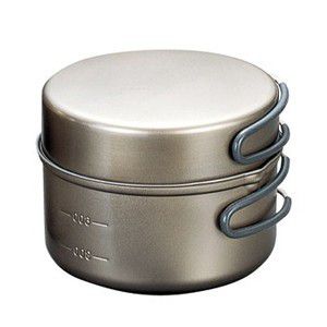 Evernew ECA417 Ti Non-Stick Pot 2DX Frying Pan Lid