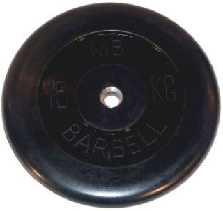 Mb Barbell Обрезиненный диск Mb Barbell MB-PltB26 15кг (25мм)