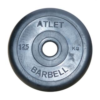 Mb Barbell Обрезиненный диск Mb Barbell MB-AtletB26-1,25 1,25кг (25мм)