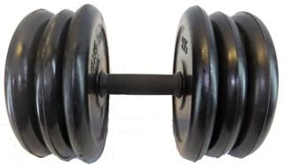 Mb Barbell Гантель обрезиненная Barbell 32.5кг