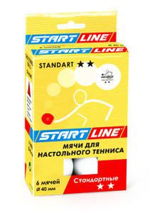 Start Line Standart 2* (6 шт, белые) 23022