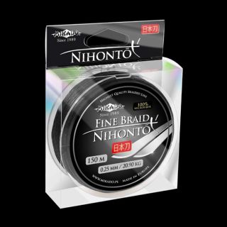 Mikado Nihonto fine braid black 0,30 (150м) - 29,60кг