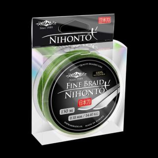 Mikado Nihonto fine braid green 0,16 (150м) - 12,50кг