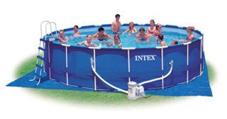Intex Metal Frame Pool, 549х122 см + фильтр-насос + аксессуары, арт. 28252/54952