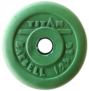 Mb Barbell Обрезиненный диск Barbell Titan 1,25кг (25мм, зеленый)