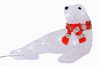 Kaemingk морской котик в красном шарфике акрил 40