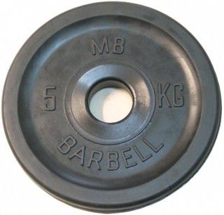Mb Barbell Евро-классик 5 кг,51 мм