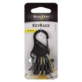 Nite Ize S-Biner KeyRack Black/Black Gates