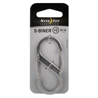 Nite Ize S-Biner Size # 3 Stainless