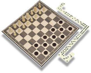 Classic Games 3 в 1 (шахматы, шашки, домино) ST014