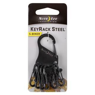 Nite Ize S-Biner KeyRack Steel Black