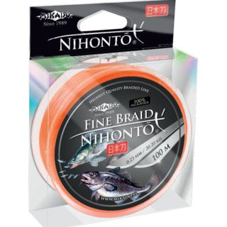 Mikado NIHONTO FINE 0,18 orange (150 м) - 14.40 кг.