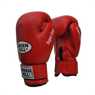 Green Hill Боксерские перчатки Green Hill BGS-1213с Super Star (без Aib) красные 16oz