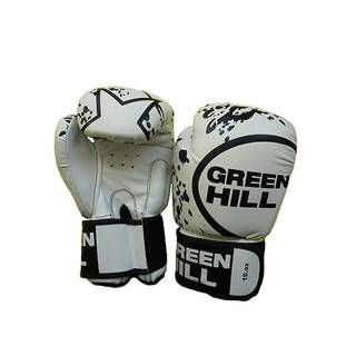 Green Hill Боксерские перчатки Green Hill BGS-2219 Star белые 14oz