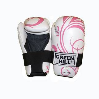 Green Hill Снарядные перчатки Green Hill SCL-2094 7-contact Ladies белый с розовым L