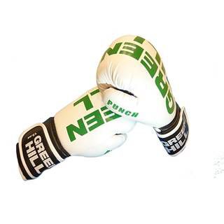 Green Hill Боксерские перчатки Green Hill BGP-2211 Punch белый/черный/зеленый 12oz