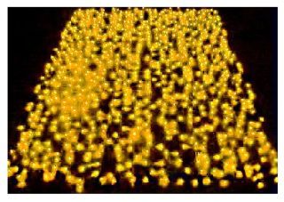 Snowhouse Play Light занавес световой,  368 желтых LED ламп, 1,5х1,5 м, 220 V, прозрачный провод, коннектор, LDCL368-Y-E