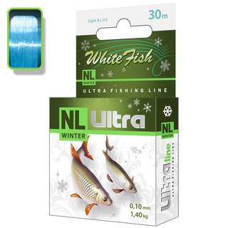 Aqua NL Ultra white fish (Белая рыба) 30m (0,12mm / 1,8kg)