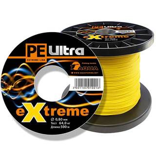 Aqua PE Ultra Extreme Yellow 500m (1,30mm/90,00kg)
