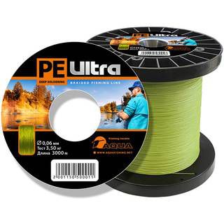 Aqua PE Ultra Olive 3000m (0,18mm/13,80kg)