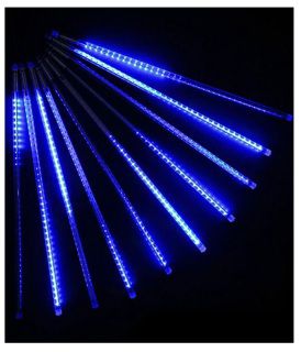 Beauty Led Тающие Сосульки, 10х50см, 720 синих LED ламп, 24V, 10 м, черный провод, уличная, CCL720-10-1B