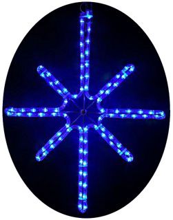 Nord Trade Полярная Звезда, голубые LED лампы, 50 х 38 см, (система Экспо), 032-016