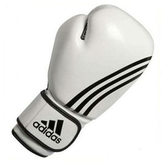 Adidas Боксерские перчатки Adidas Box-Fit ADIBL04/A 10oz (бело-черные)