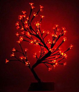 Beauty Led Бонсай Сакура, 60 см, 96 красных LED ламп, 24V, JY82054D