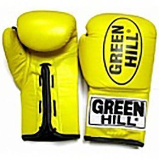 Green Hill Боксерские перчатки Green Hill Force BGF-1215 18 oz (желтые)