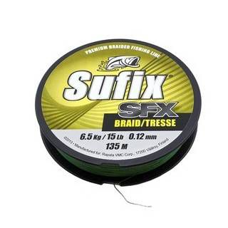 Sufix SFX BRAID Green 135м (0,17mm / 9,1kg)