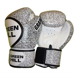 Green Hill Боксерские перчатки Green Hill Grain BGG-2225 10 oz (белый/черный)