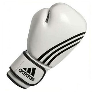 Adidas Боксерские перчатки Adidas Box-Fit ADIBL04/A 12oz (бело-черные)