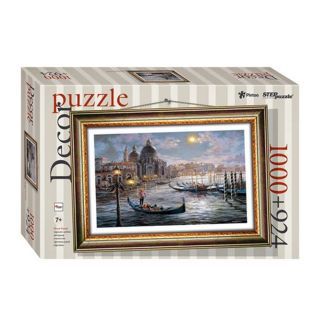 Step puzzle Вечер в Венеции 1000 эл. + рамка (пластиковый пазл)