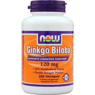 NOW Витамины NOW Ginkgo Biloba 120 mg (200капс)