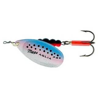 Mepps Aglia Fluo Micropigments Trout, 0, Rainbow