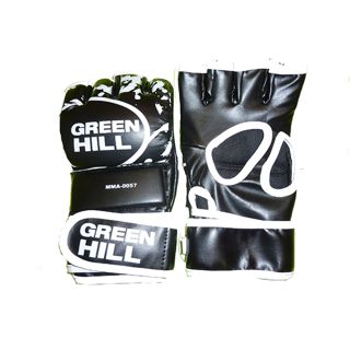 Green Hill Боксерские перчатки Green Hill MMA-0057 р.S (черный)