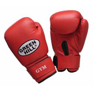 Green Hill Боксерские перчатки Greenhill GYM BGG-2018 18 oz (кожа, красные)