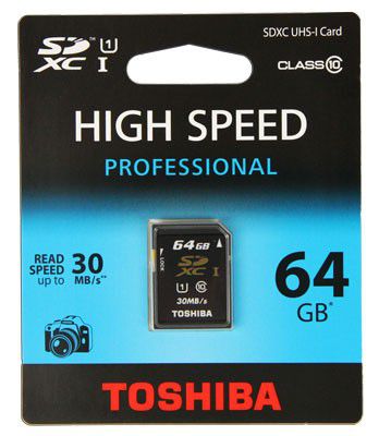 Toshiba SDXC 64GB Сlass10 UHS-I (SD-T064UHS1)