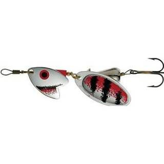 Mepps Tandem Trout, 0, Black/Silver/Red