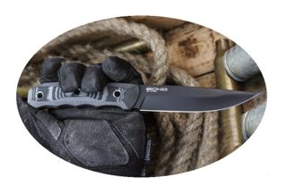 Kizlyar Supreme Тактический нож Echo D2 Black Titanium