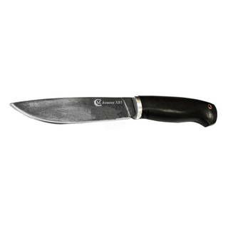 Noname Финский нож кованная сталь ХВ-5 (рукоять из ценных пород дерева)