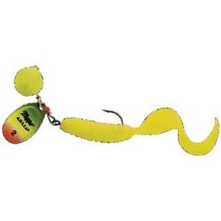 Mepps Aglia Spinflex, 17, Chartreuse/Tiger/Yellow