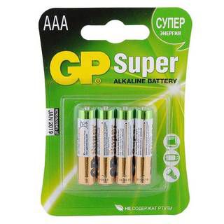 GP Super alkaline AAA LR03-4BL