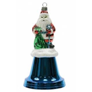 Mister christmas collection Дед Мороз на колоколе BD 80-BELL-201