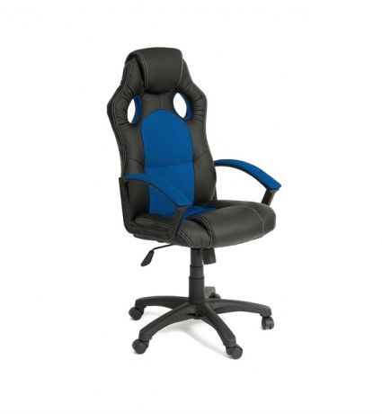 TetChair Racer ST черн./син. кожзам/тка