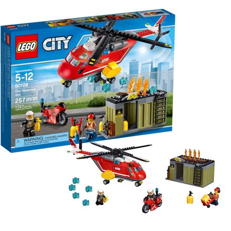 LEGO Пожарная команда быстрого реагирования (60108)