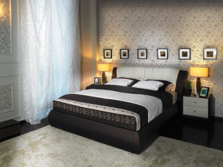 Двуспальная Кровать Fiora (Аскона Фиора с ПМ) с подъемным механизмом 180 x 200